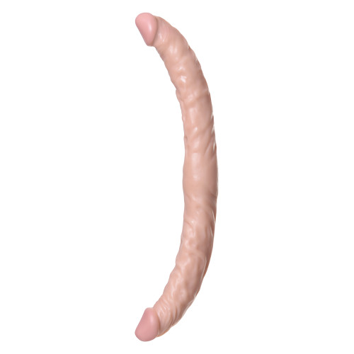 Двусторонний фаллоимитатор TOYFA RealStick Nude реалистичный, PVC, телесный, 42,5 см