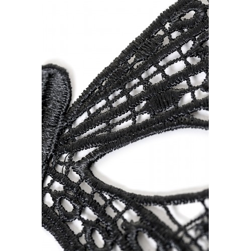 Маска нитяная Toyfa Theatre «Бабочка», текстиль, черная