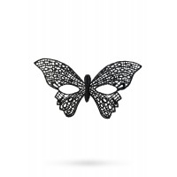 Маска нитяная Toyfa Theatre «Бабочка», текстиль, черная