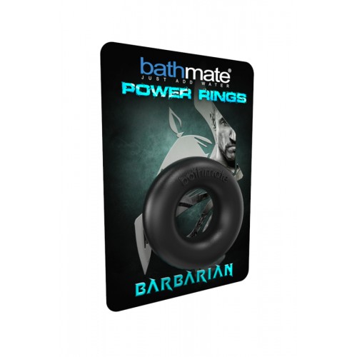 Эрекционное кольцо на пенис Bathmate Barbarian, elastomex, чёрный, Ø5 см