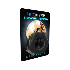 Эрекционное кольцо на пенис Bathmate Gladiator, elastomex, чёрное, Ø4,5 см Эрекционное кольцо на пенис Bathmate Gladiator, elastomex, чёрное, Ø4,5 см (иной угол)