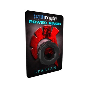 Эрекционное кольцо на пенис Bathmate Spartan, elastomex, чёрное, Ø4 см Эрекционное кольцо на пенис Bathmate Spartan, elastomex, чёрное, Ø4 см (иной угол)