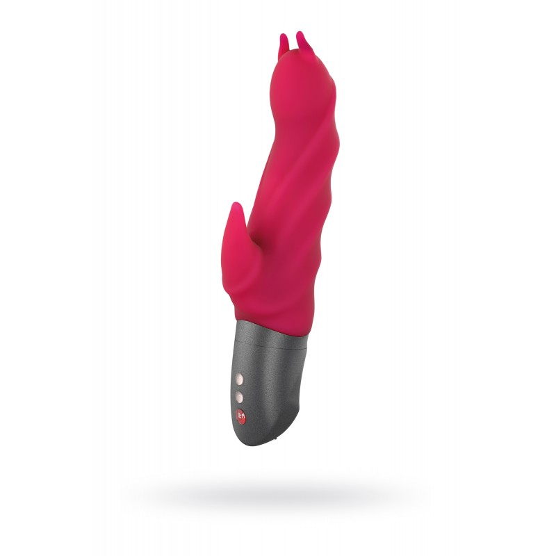 Вибратор Fun Factory DARLING DEVIL BATTERY+, силикон, малиновый, 20,5 см