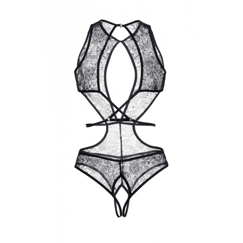 Эротическое боди Erolanta Lydia, чёрный (42-44)