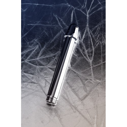 Анальный душ с тремя насадками, TOYFA Metal, металл, серебряная, 13 см