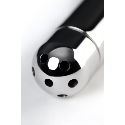 Анальный душ с тремя насадками, TOYFA Metal, металл, серебряная, 13 см