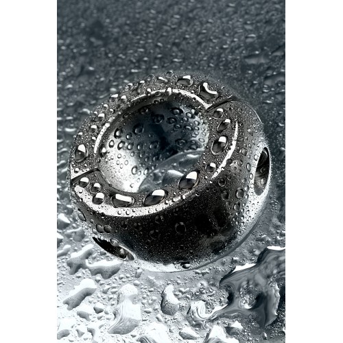 Утяжелитель на мошонку, TOYFA Metal, серебристый, Ø4см, 420г