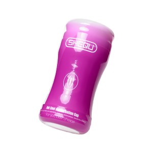 Мастурбатор реалистичный вагина, XISE, TPR,  телесный, 16 см (иной угол)