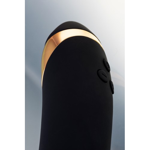 Нереалистичный вибратор WANAME D-SPLASH  Tornado, Силикон, Чёрный, 25 см