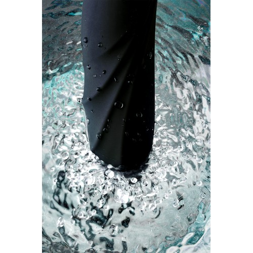 Вибратор с клиторальным стимулятором WANAME D-SPLASH  Thunder, Силикон, Чёрный, 24,2 см