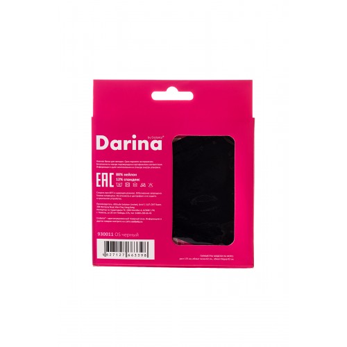 Т-стринги матовые Darina, черный, OS