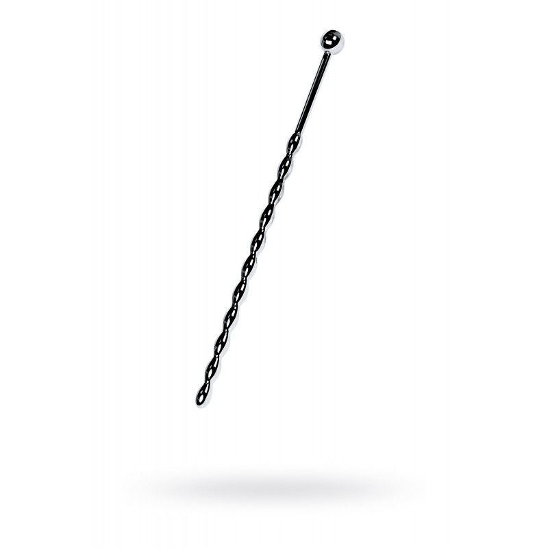 Уретральный плаг-косичка длинный, TOYFA Metal, серебр.