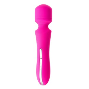 Вибромассажер Nalone Rockit, Силикон, Розовый, 19,2 см (иной угол)