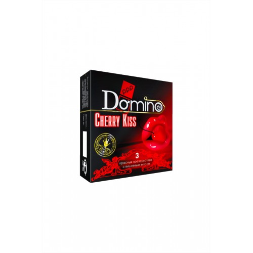 Презервативы Luxe DOMINO PREMIUM  Cherry Kiss 3 шт. в упаковке