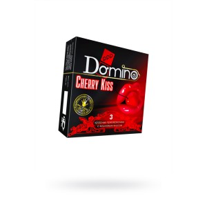 Презервативы Luxe DOMINO PREMIUM  Cherry Kiss 3 шт. в упаковке