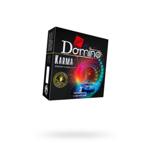 Презервативы Luxe DOMINO PREMIUM Karma, роза, жожоба и сандал,  3 шт. в упаковке