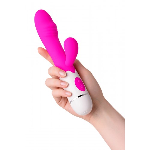 Нереалистичный вибратор TOYFA A-Toys  , Силикон, Розовый, 23,3 см