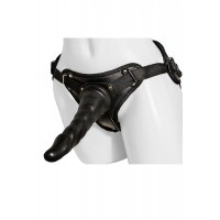 Страпон LoveToy с поясом Harness, с 2 насадками, neoskin, 17,5 см