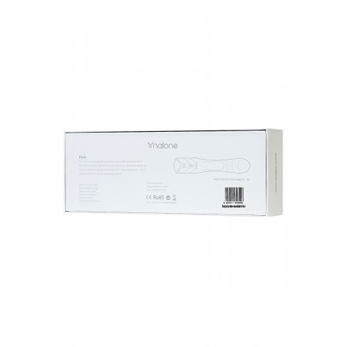 Вибратор с клиторальным стимулятором Nalone Pure, Силикон, Розовый, 20,7 см