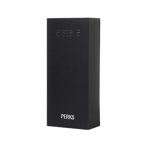 Нереалистичный вибратор Le Stelle PERKS SERIES EX-1, Силикон, Фиолетовый, 17 см