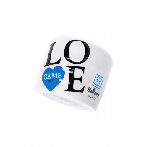 Мастурбатор нереалистичный Lovegame High pressure convex, TPE, белый, 15 см