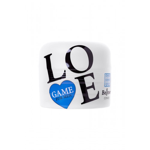Мастурбатор нереалистичный Lovegame High pressure convex, TPE, белый, 15 см