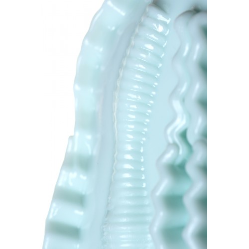 Мастурбатор нереалистичный, CAPSULE 02, Sazanami, MensMax, TPE, голубой, 8  см