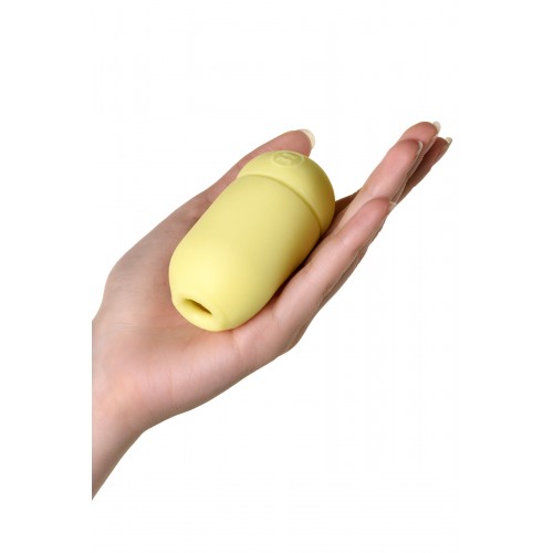 Мастурбатор нереалистичный, CAPSULE 03, Kanoko, MensMax, TPE, Желтый, 8 см