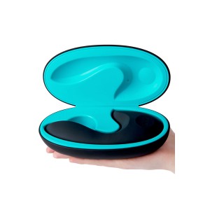 Нереалистичный вибратор Sense Max  , Силикон, черный,16 см (иной угол)