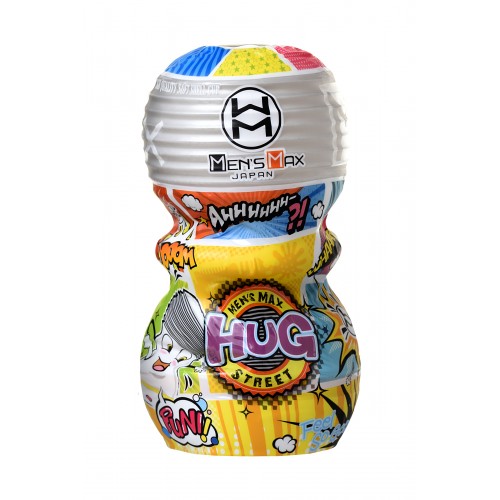 Мастурбатор нереалистичный, HUG STREET, MensMax, TPE, белый, 16 см
