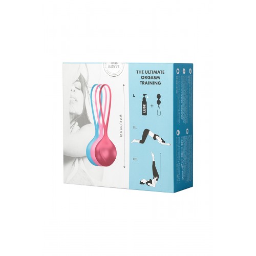 Набор вагинальных шариков Satisfyer  Balls C03 single, Силикон, Ассорти, Ø 3,5  см