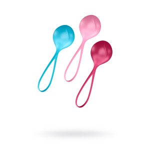 Набор вагинальных шариков Satisfyer  Balls C03 single, Силикон, Ассорти, Ø 3,5  см