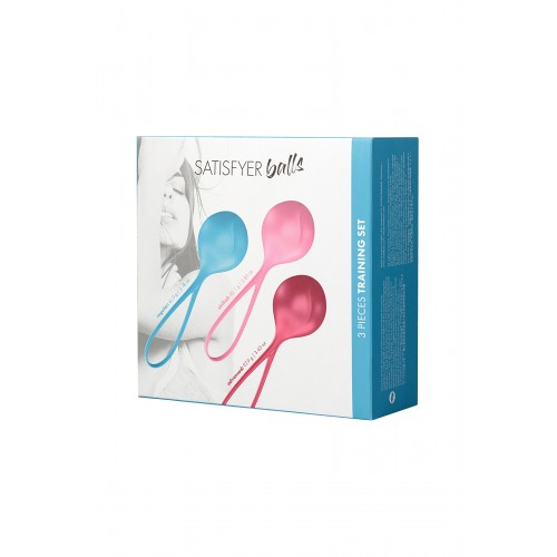 Набор вагинальных шариков Satisfyer  Balls C03 single, Силикон, Ассорти, Ø 3,5  см