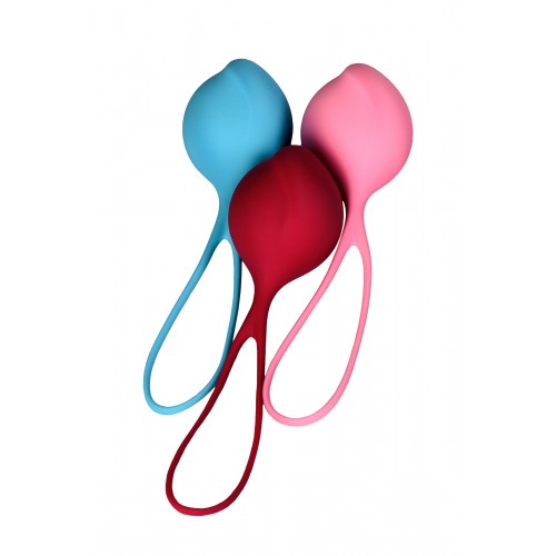 Набор вагинальных шариков Satisfyer  Balls C03 single, Силикон, Ассорти, Ø 3,5  см