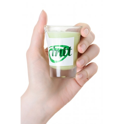 Массажная свеча для поцелуев INTT Mint с ароматом мяты, 30 мл