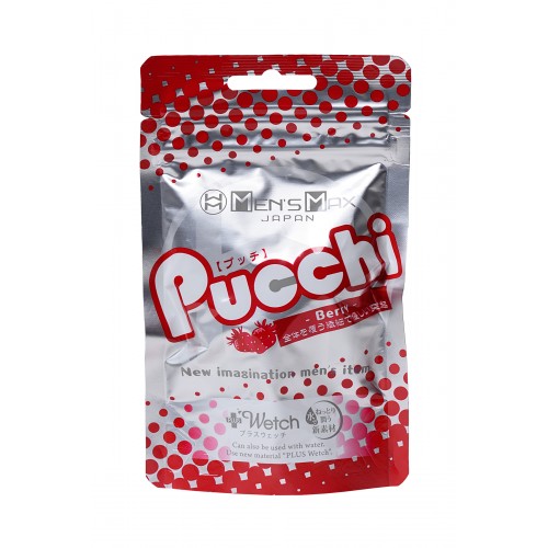 Мастурбатор нереалистичный,Pucchi  Berry, MensMax, TPE, белый, 6,5 см