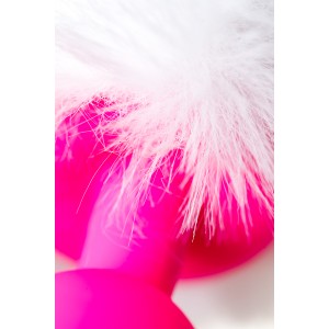 Анальная втулка с хвостом ToDo by Toyfa Sweet bunny, силикон, розово-белый, 13 см, Ø 2,8 см, 43 г Анальная втулка с хвостом ToDo by Toyfa Sweet bunny, силикон, розово-белый, 13 см, Ø 2,8 см, 43 г (иной угол)
