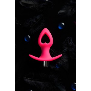 Анальная вибровтулка-расширитель POPO Pleasure by TOYFA «Сердечко» S, силикон, розовая, 10 см, Ø 4 см Анальная вибровтулка-расширитель POPO Pleasure by TOYFA «Сердечко» S, силикон, розовая, 10 см, Ø 4 см (иной угол)