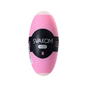 Мастурбатор нереалистичный Svakom  Hedy (6 штук), TPE, Розовый, 14 см (иной угол)