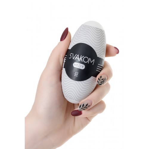 Мастурбатор нереалистичный Svakom  Hedy (6 штук), TPE, Белый, 14 см