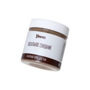 Скраб для тела Yovee by Toyfa «Бразильский», с ароматом кофе (иной угол)