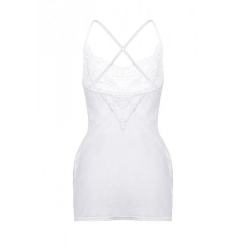 Комбинация Erolanta Lizaveta с бретелями крест-накрест, белая (46-48)