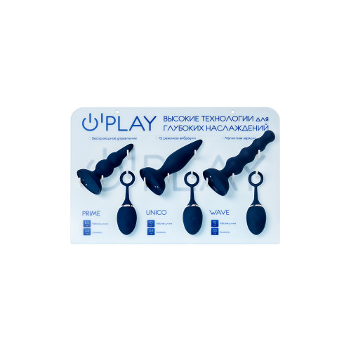 Комплект (Анальная вибровтулка OPlay 3 шт.+ Дисплей)