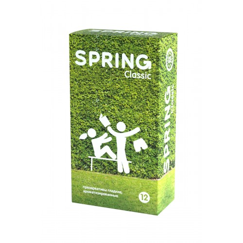 Презервативы Spring Classic, классические, латекс, 17,5 см, 12 шт