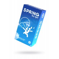 Презервативы Spring  Sky Light, классические, латекс, 17,5см, 12 шт