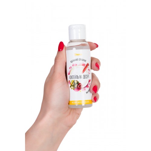 Массажное масло для поцелуев Yovee by Toyfa «Коктейль на десерт» со вкусом пина колады,100 мл