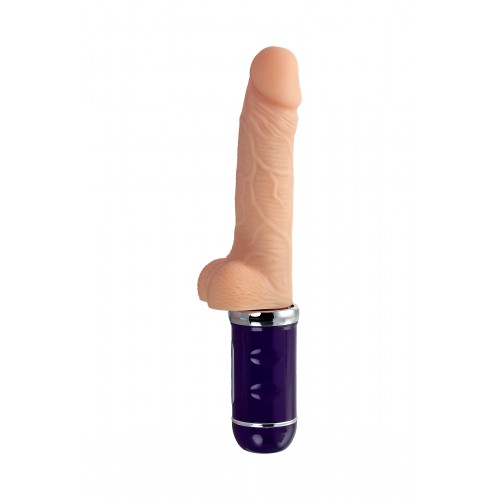 Реалистичный вибратор Ailighter Telescopic lover 2, TPE, телесный, 10 режимов вибрации, 27,1 см