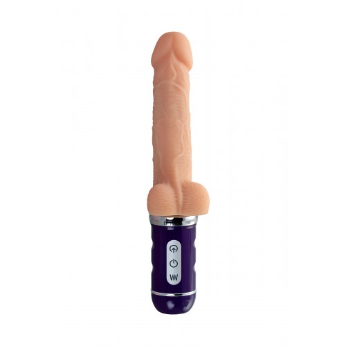 Реалистичный вибратор Ailighter Telescopic lover 2, TPE, телесный, 10 режимов вибрации, 27,1 см