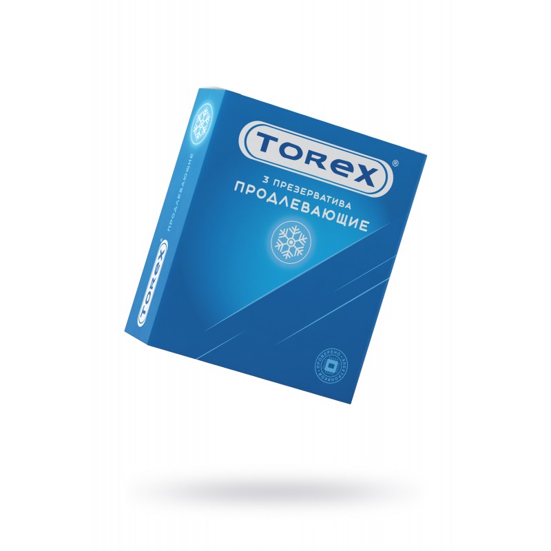 Презервативы продлевающие TOREX  латекс, №3, 18 см