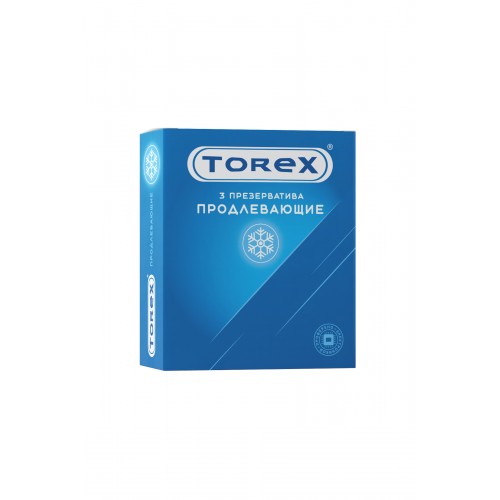 Презервативы продлевающие TOREX  латекс, №3, 18 см